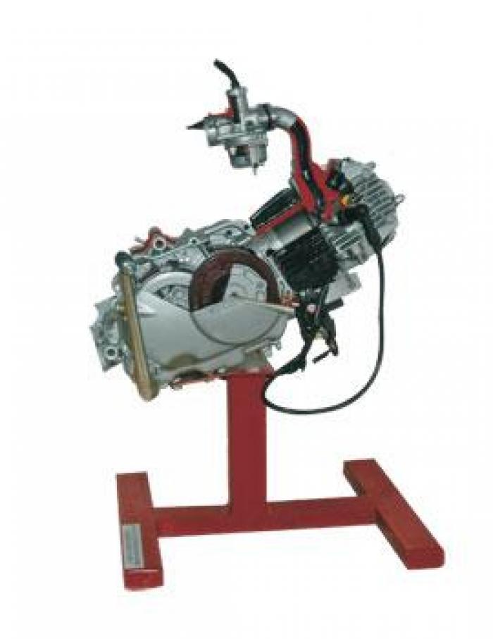 Cut sectional model of four stroke single Cylinder engine assembly (hero honda)