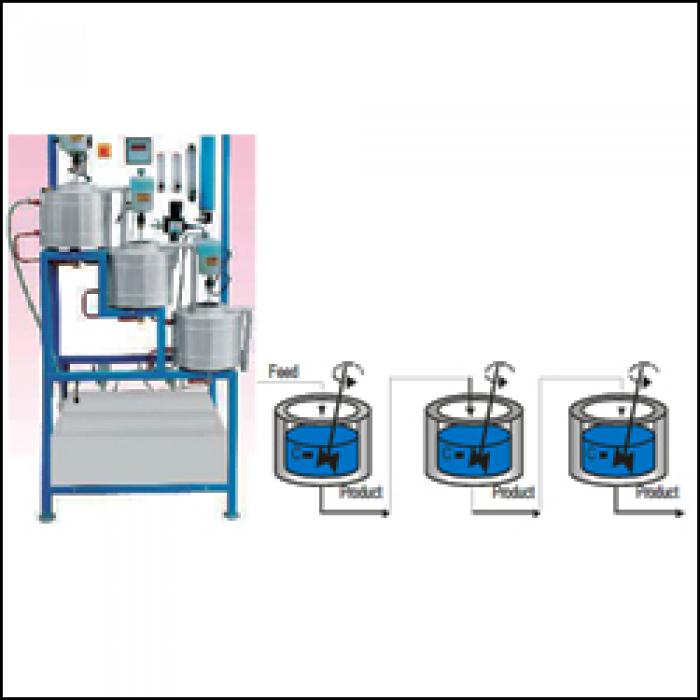 THREE CONTINUOUS STIRRED TANK REACTOR CONNECTED IN SERIES